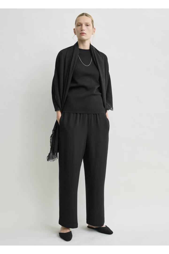 TOTEME default image 22 of 블랙 in 라운지 트라우저 블랙