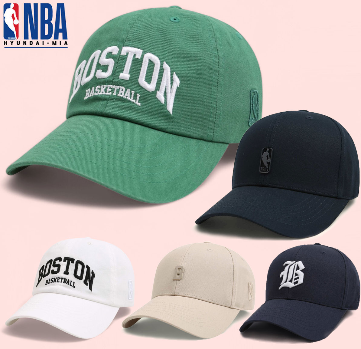 [현대백화점] NBA 남자 여자 깊이감 롱캡 모자 23종 1택 +할인쿠폰