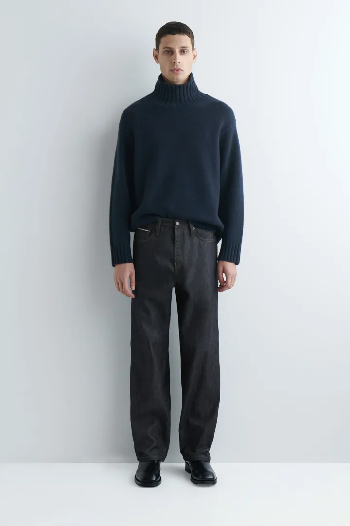 COS default image 7 of 블루 in RIDER 로 셀비지 스트레이트 레그 진