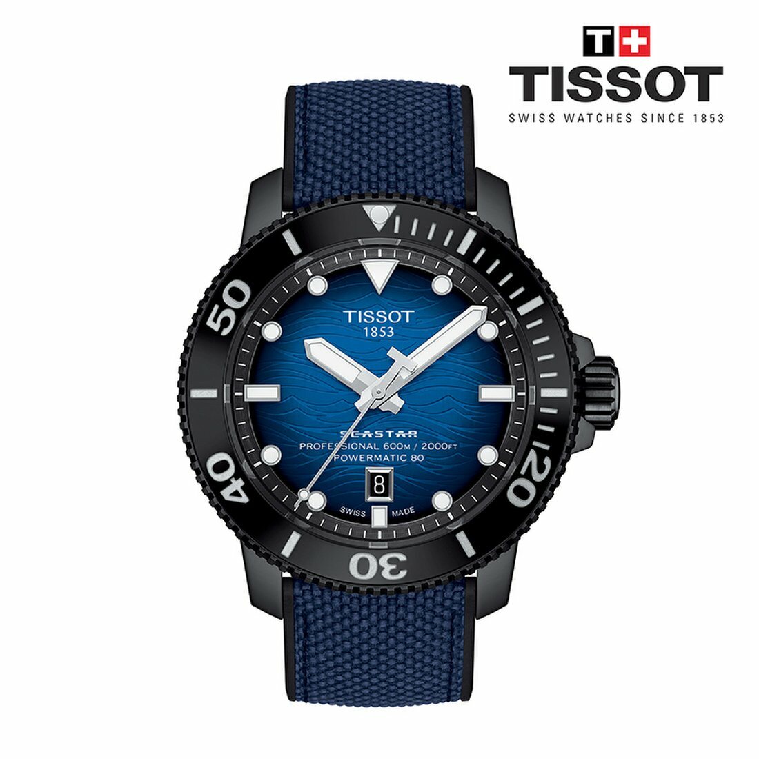 TISSOT(티쏘) [현대백화점] T120.607.37.041.00 남성시계 SEASTAR 씨스타 2000 프로페셔널 파워매틱 80 +할인쿠폰
