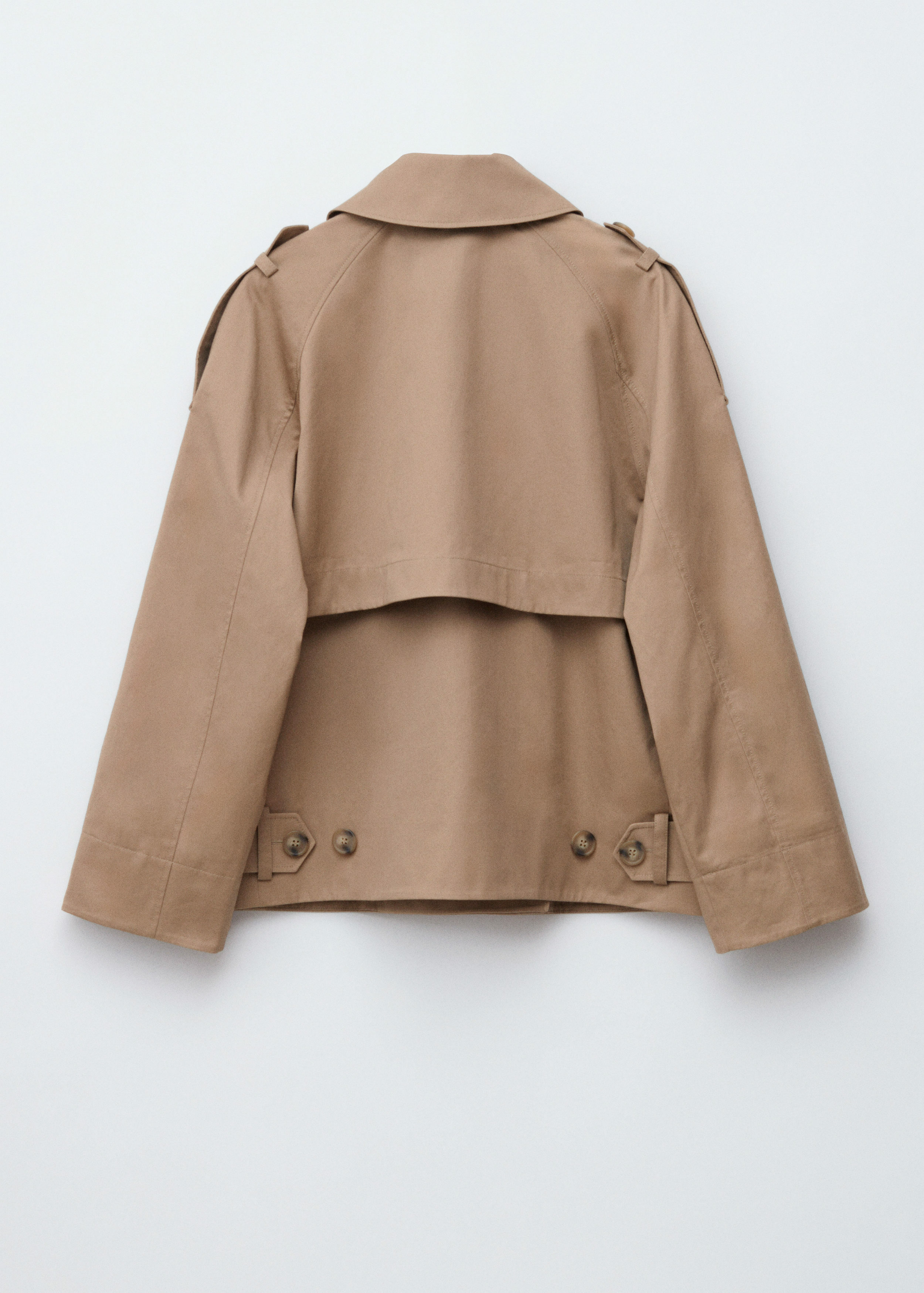 앤아더스토리즈 더블 브레스티드 트렌치 자켓의 베이지컬러 Product입니다.