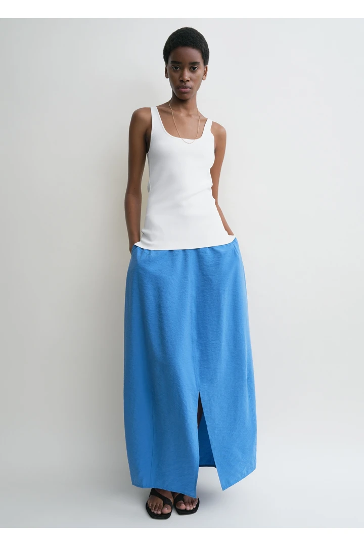 TOTEME 패러슈트 스커트 코발트의 코발트컬러 0번쨰 이미지입니다.