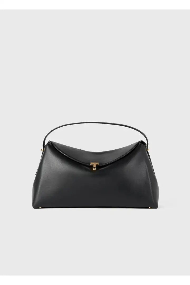 TOTEME 티-락 탑 핸들 블랙의 블랙컬러 0번쨰 이미지입니다.