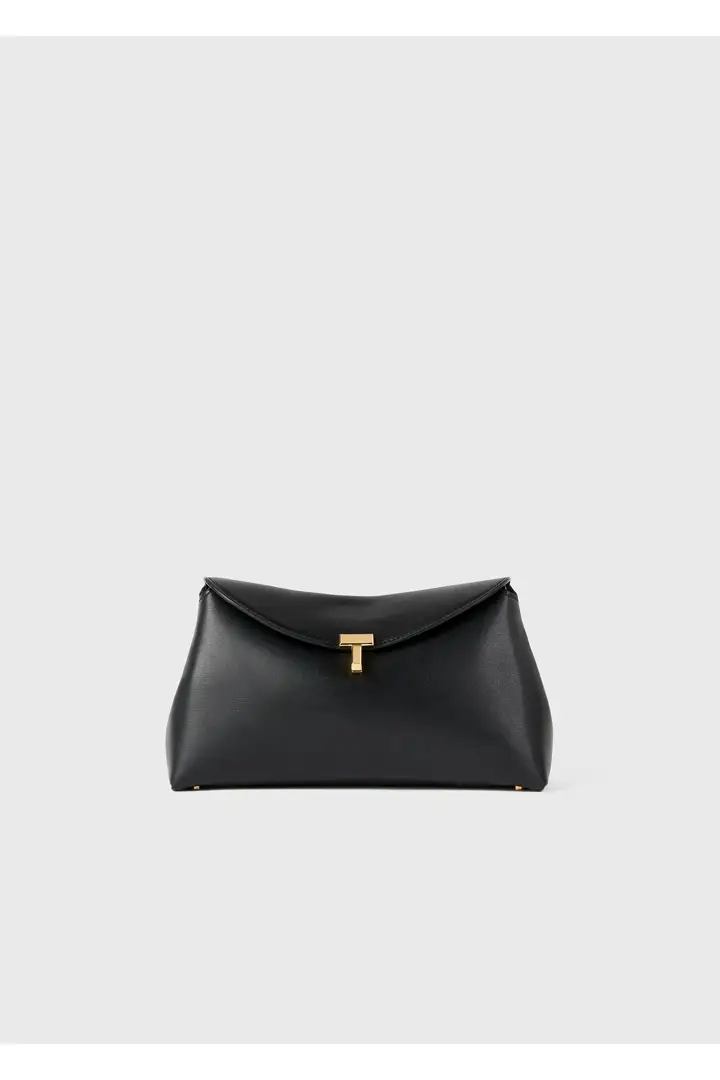 TOTEME 티-락 클러치 블랙의 블랙컬러 0번쨰 이미지입니다.