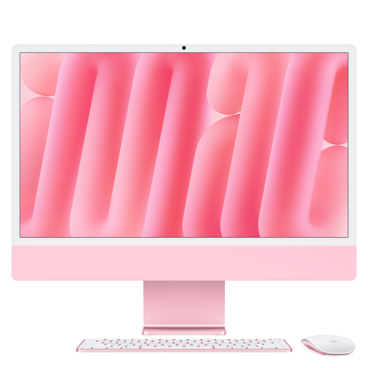 APPLE [현대백화점] iMac 24형 Apple M4칩 8코어CPU 8코어GPU 256GB SSD - 핑크  MWUG3KH/A