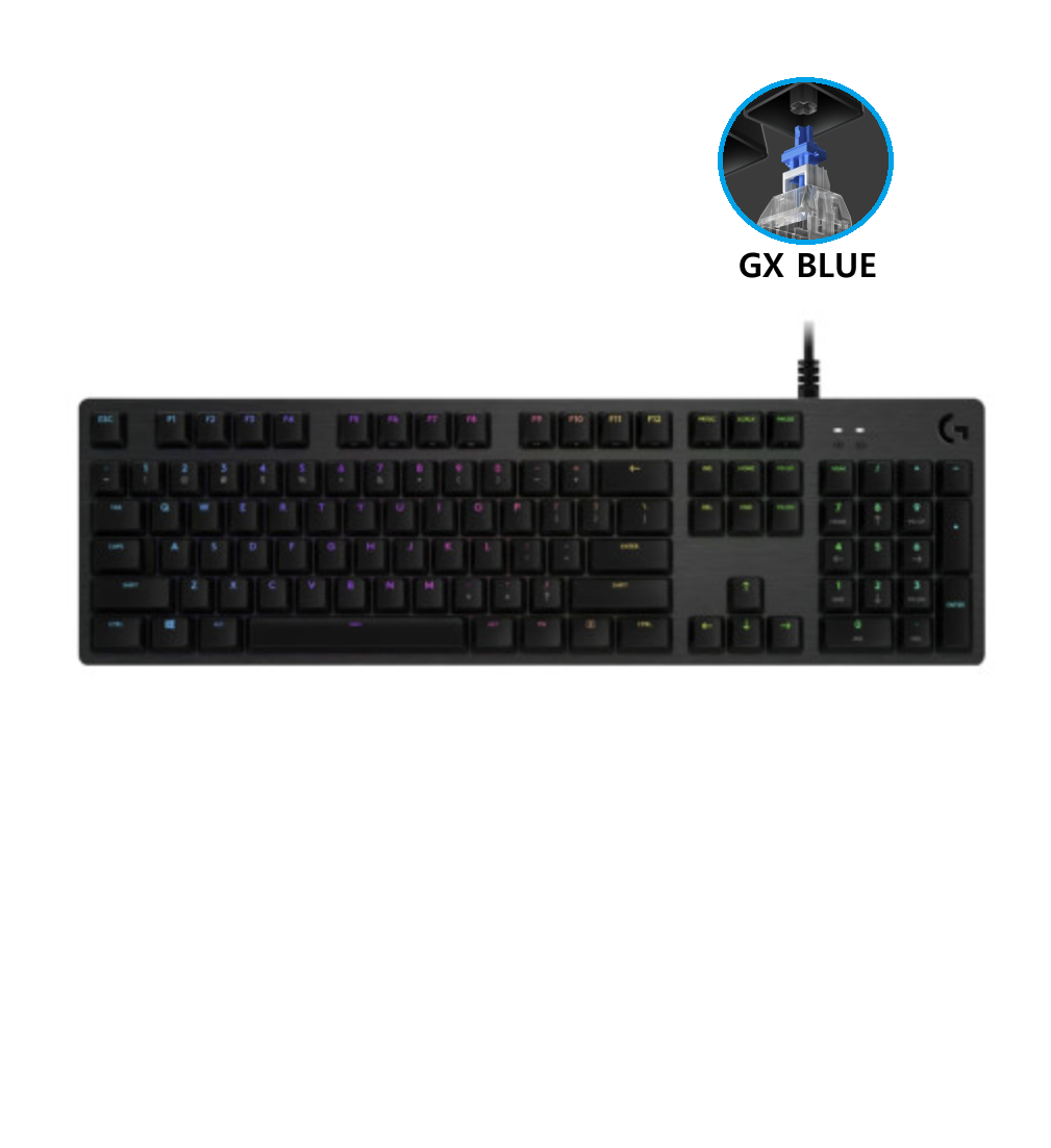 [현대백화점] 로지텍 G512 GX BLUE 기계식 게이밍 키보드