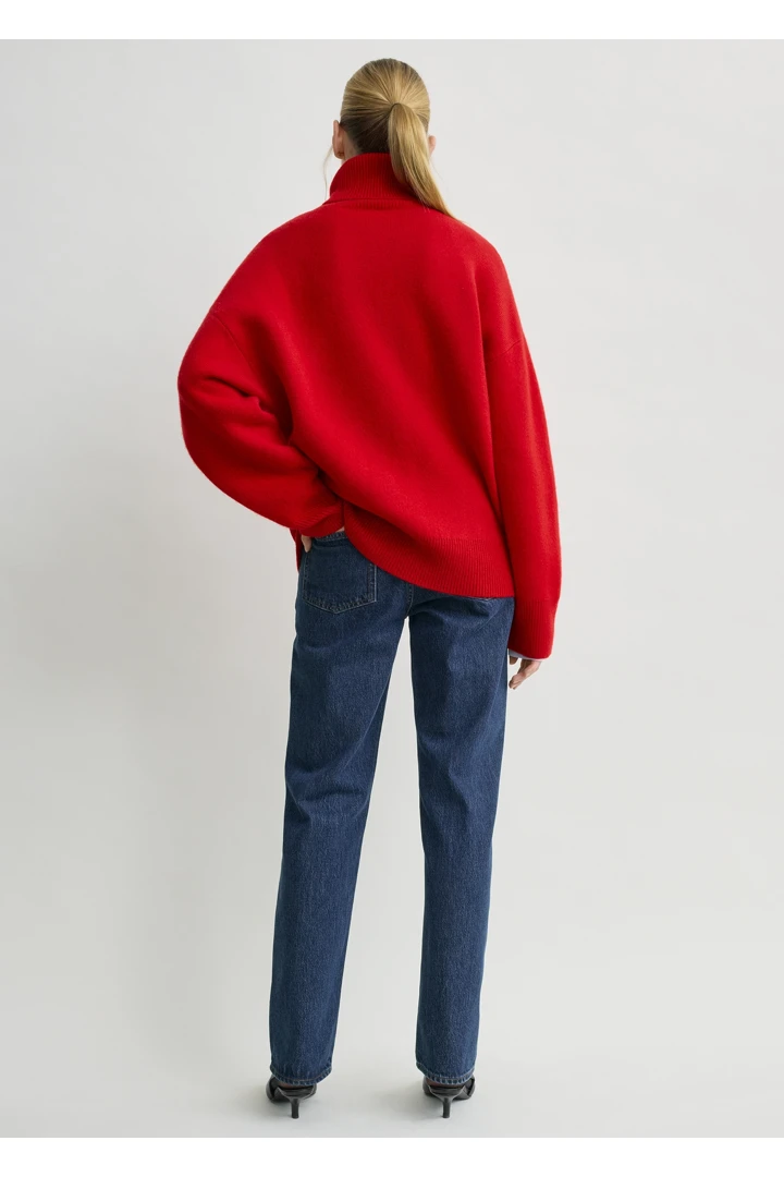 TOTEME 더블 니트 터틀넥 포피의 포피컬러 2번쨰 이미지입니다.