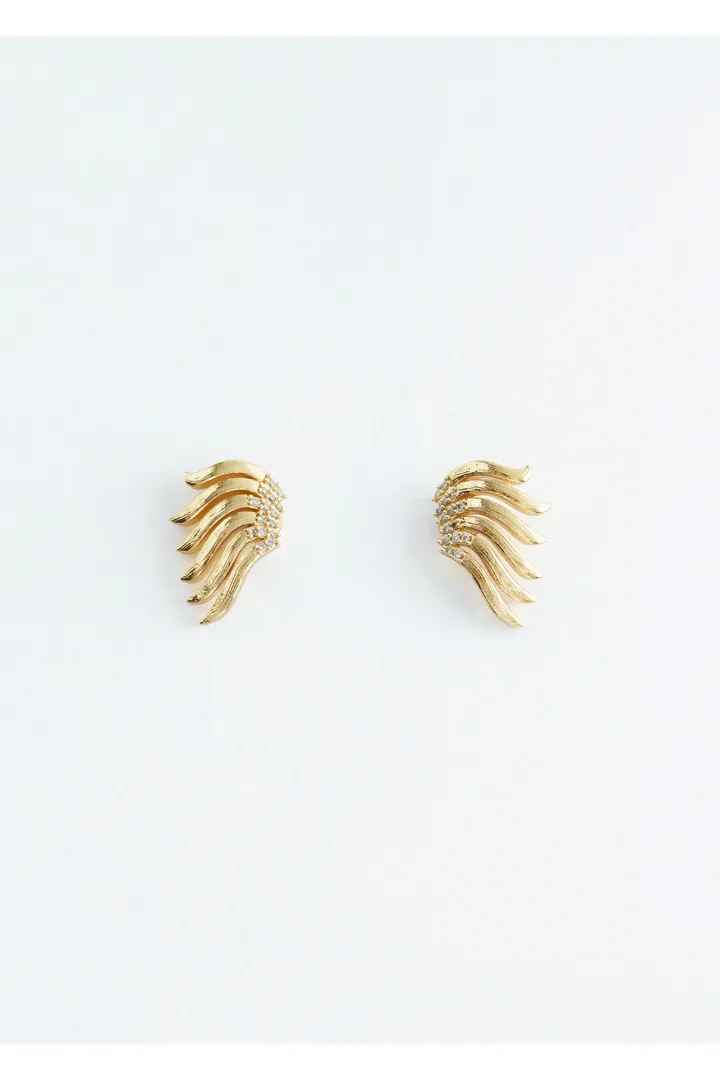 앤아더스토리즈 멀티 와이어 크리스탈 이어링의 골드컬러 Product입니다.