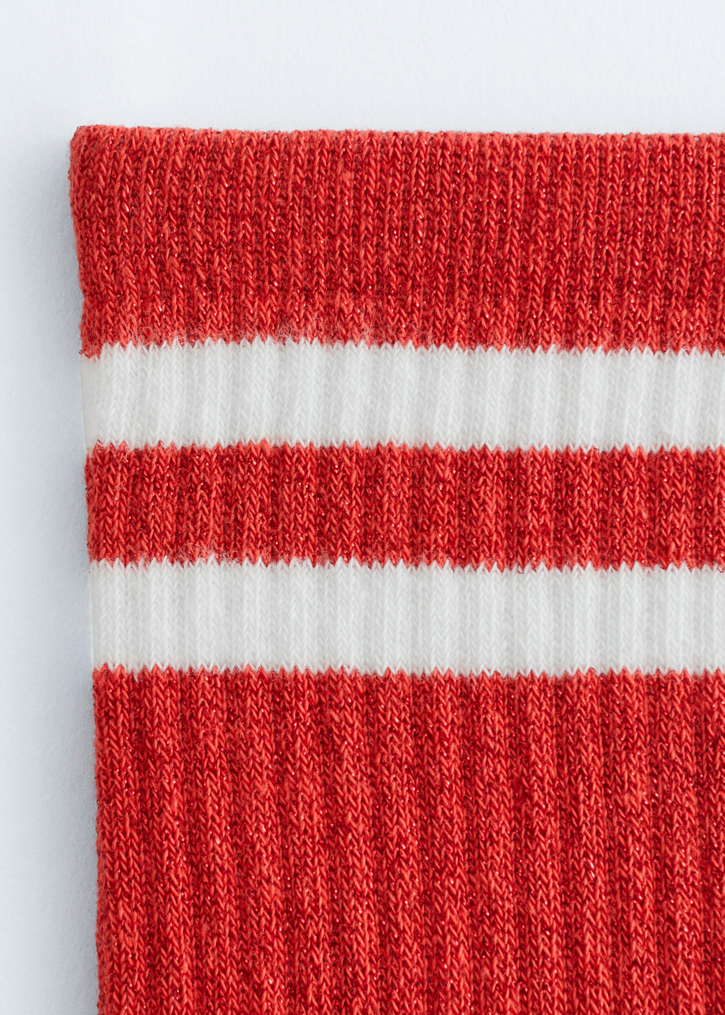 앤아더스토리즈 2 팩 글리터리 삭스의 레드-블루컬러 Product입니다.