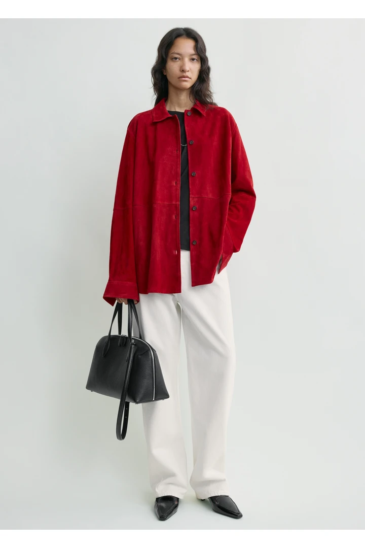 TOTEME 소프트 스웨이드 오버셔츠 포피의 포피컬러 0번쨰 이미지입니다.