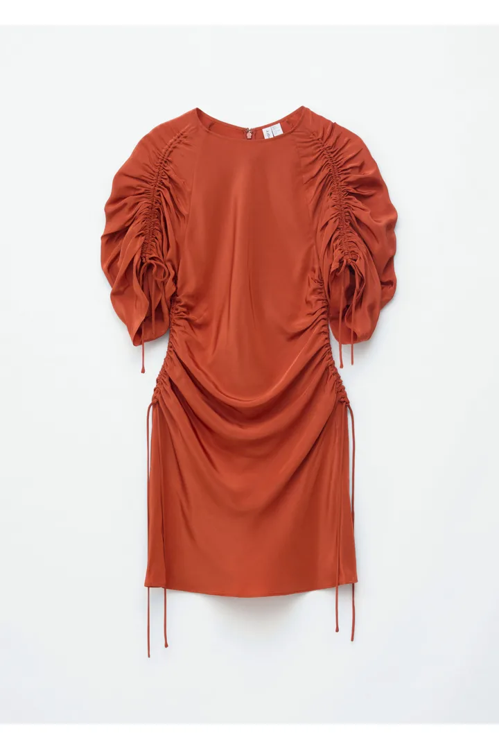 &OS image Style With default 0 of null in 스컬프처럴 루시드 미니 드레스